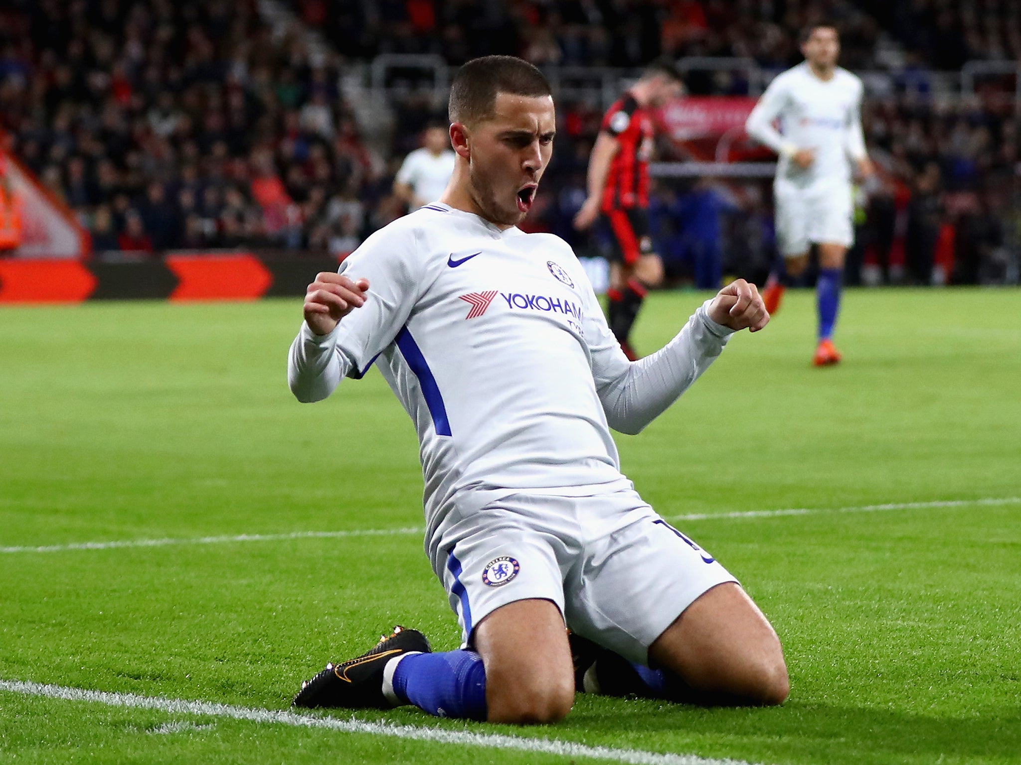 Antonio Conte&apos;s frustrating week ends in relief as Eden Hazard secures hard-fought victory over Bournemouth