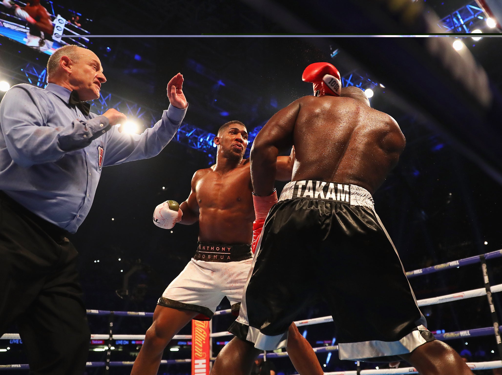 Joshua was made to work hard by the little known Takam
