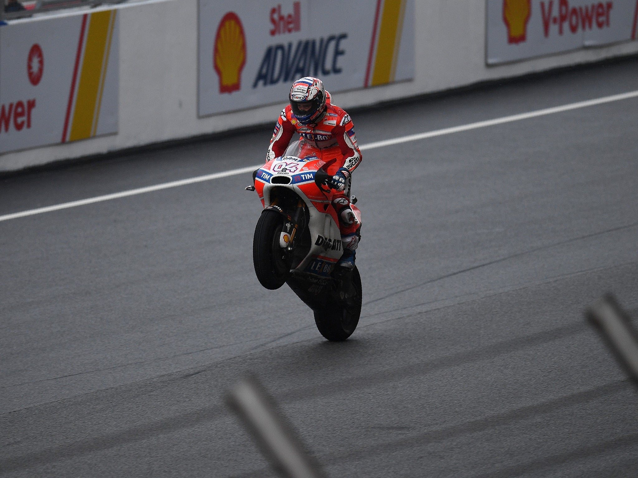 Dovizioso clinched a sixth victory of the season