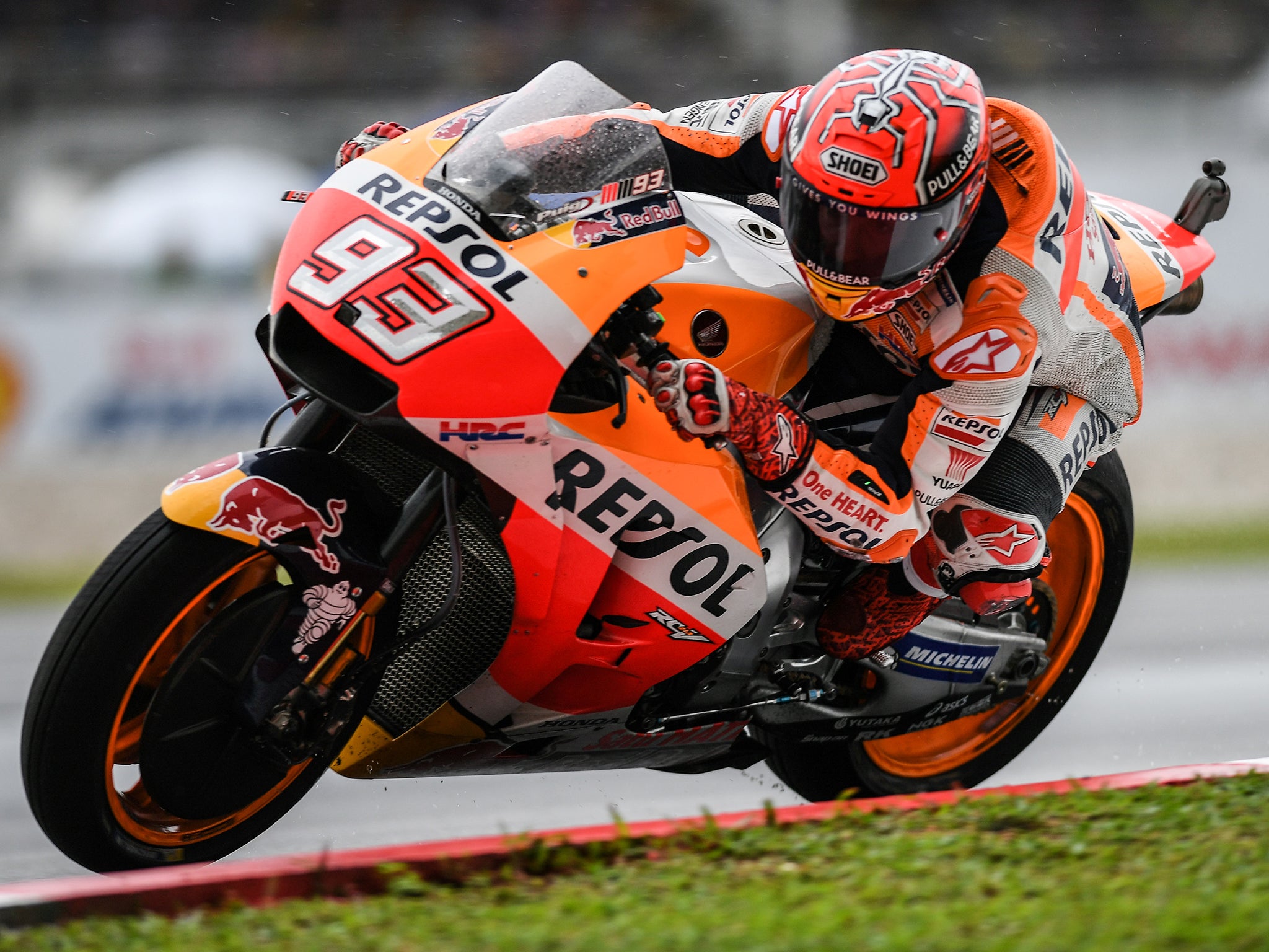 Marc Marquez remains the favourite for the title as he needs just five points in Valencia