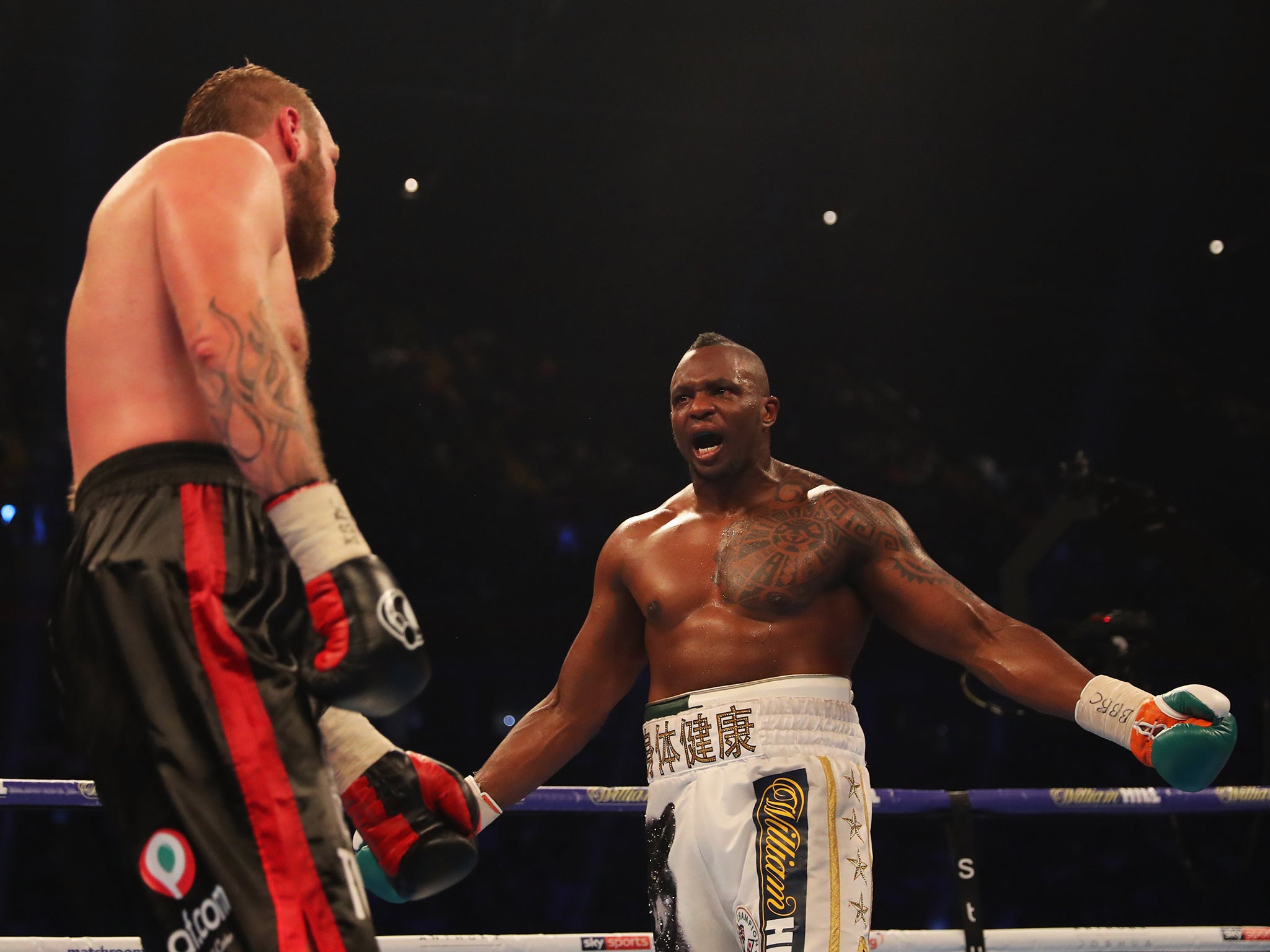 Dillian Whyte admits boxing helped turn his life around