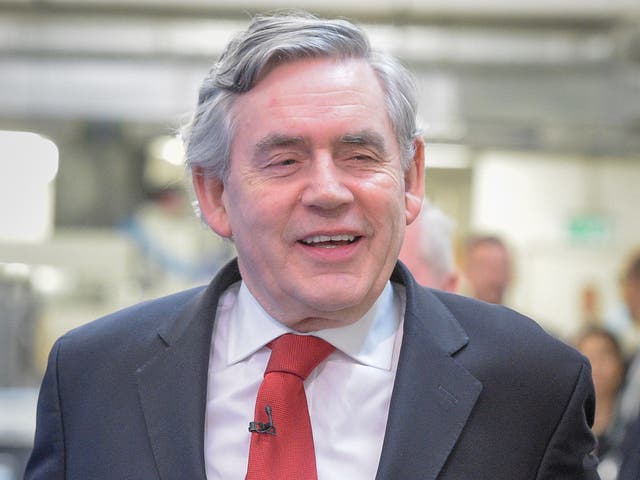 Former Prime Minster Gordon Brown