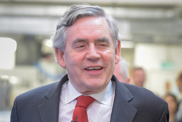 Former Prime Minster Gordon Brown