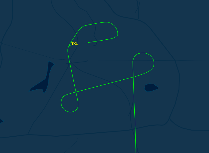 The final flight traced a heart shape in the sky