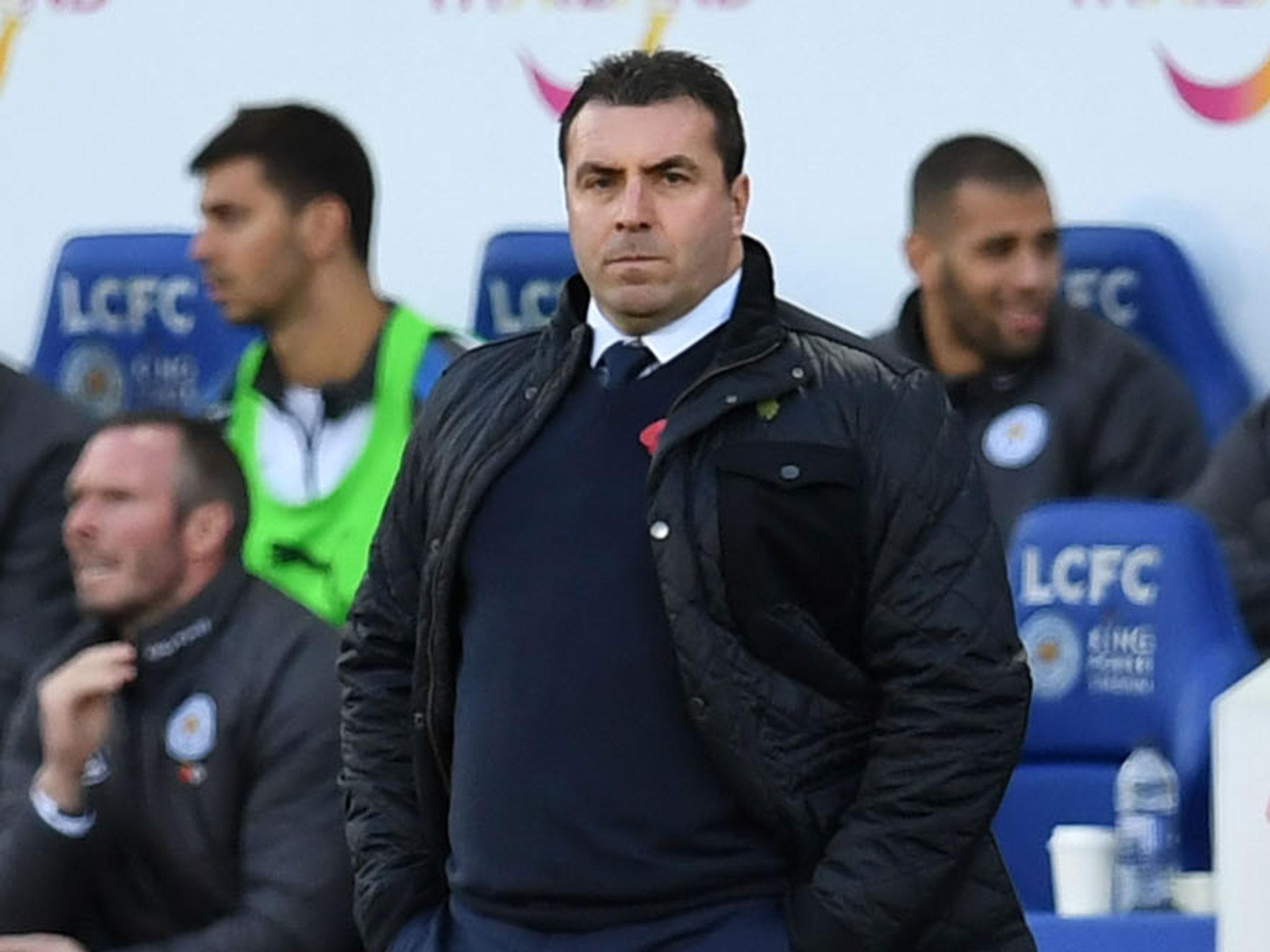 David Unsworth came in for criticism following Everton's loss to Leicester