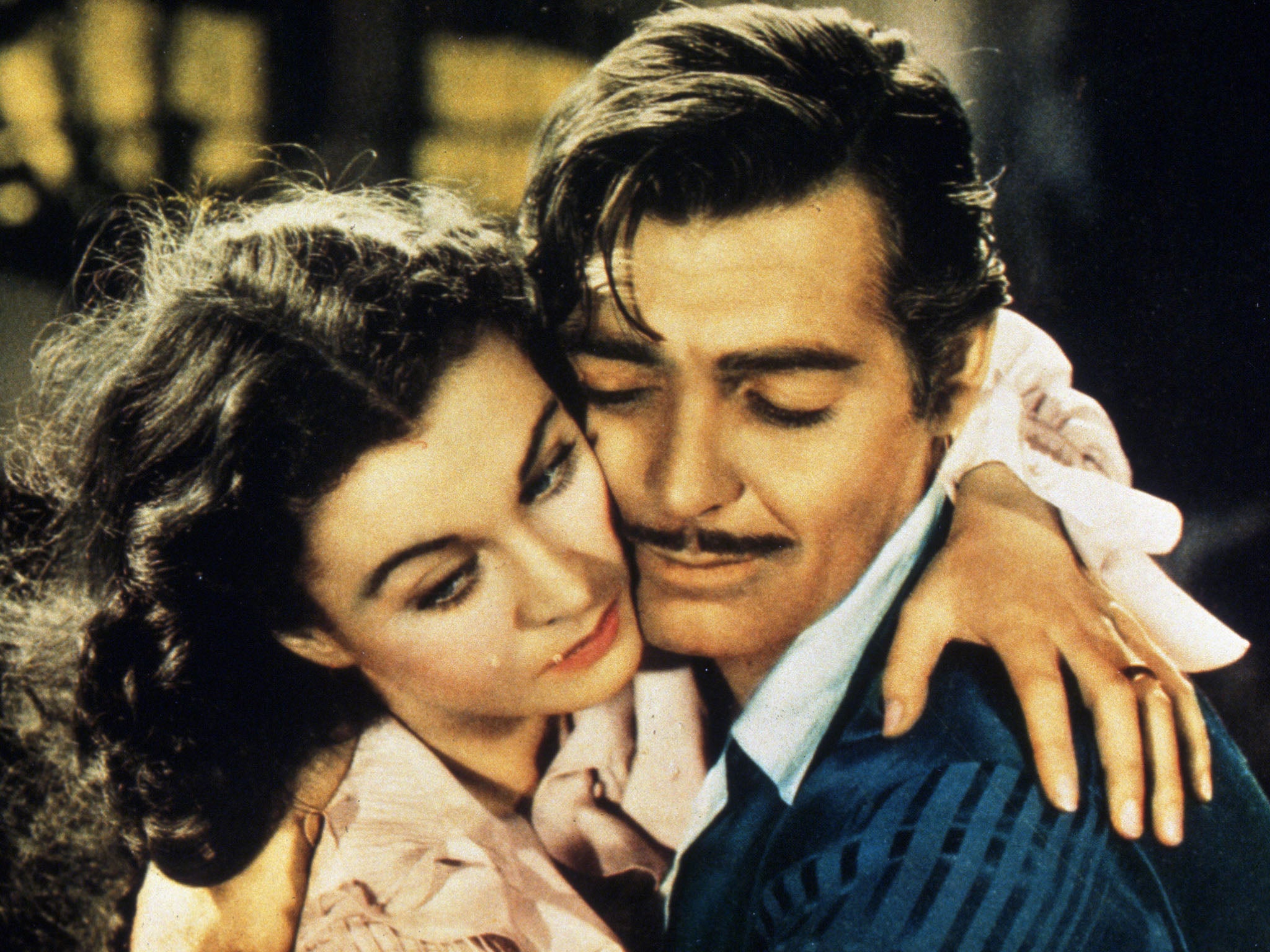Before the Second World War, moustaches were utterly commonplace for actors such as Clark Cable who starred with Vivien Leigh in ‘Gone with the Wind’ (Rex)