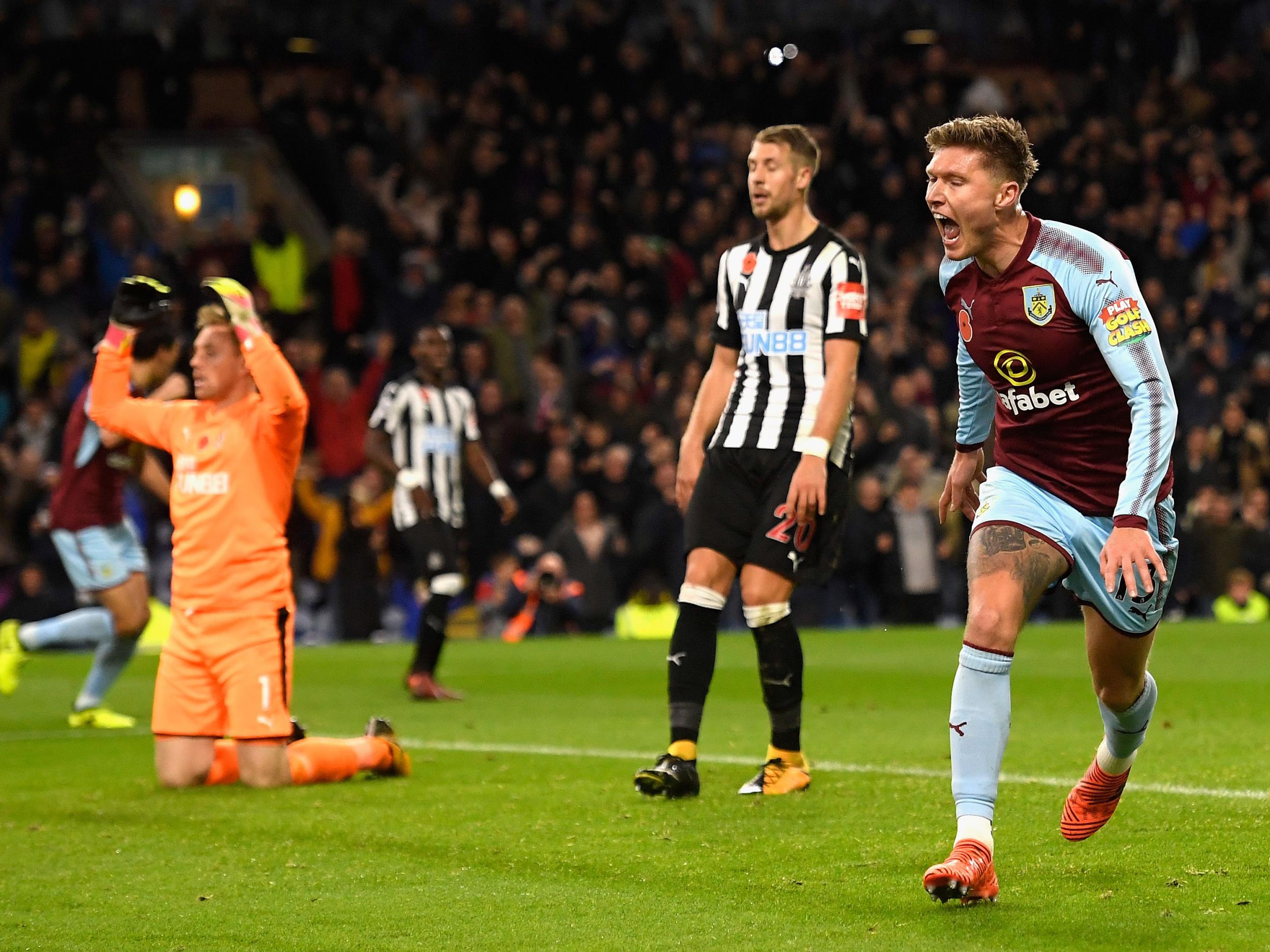 Burnley mark five years of Sean Dyche with battling win over Newcastle thanks to Jeff Hendrick strike