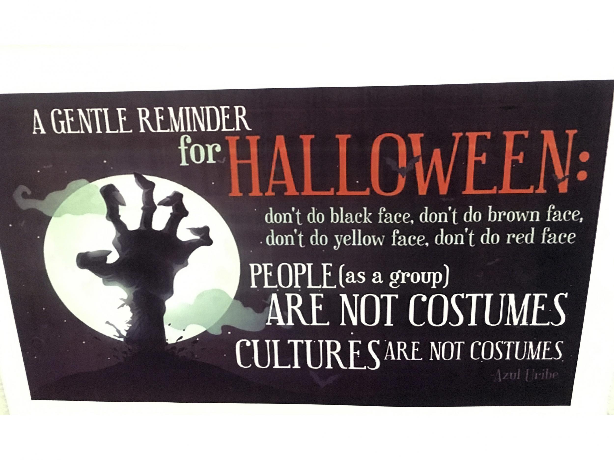 University of New Hampshire campus to encourage students avoid Halloween costumes that can be seen as racially or culturally offensive