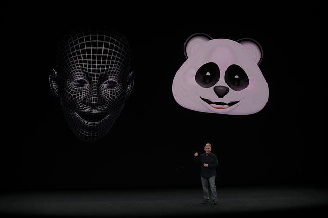 Apple introduces animoji, powered by the technology of the facial recognition camera, at its iPhone launch in September
