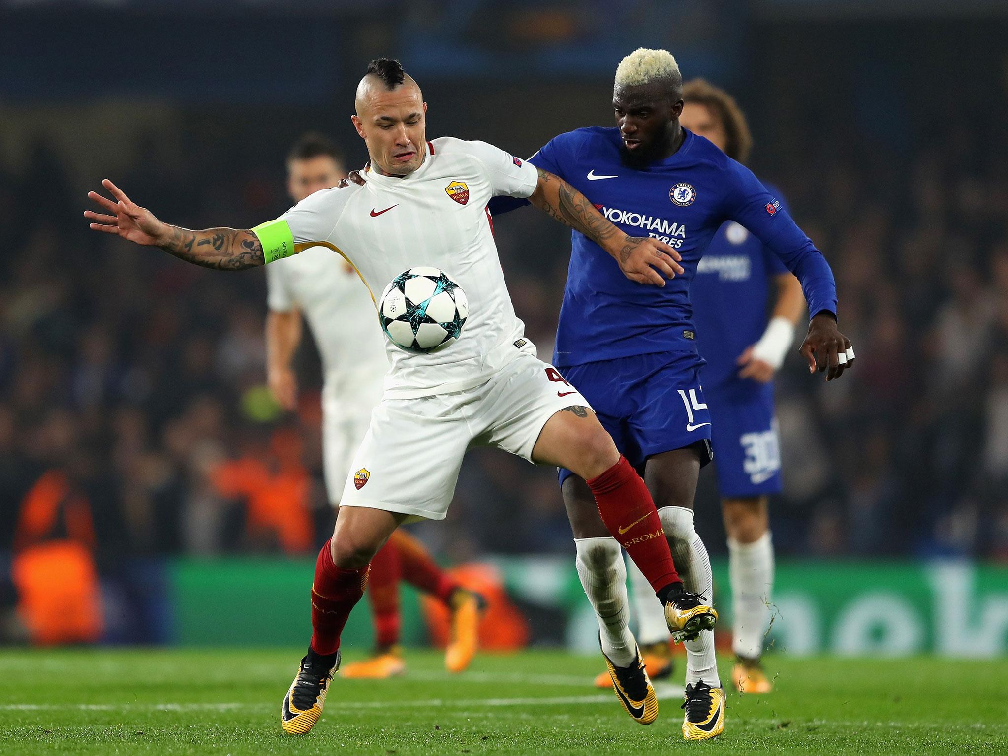 &#13;
Nainggolan is eyeing a win which will put Roma on the verge of the last 16 &#13;