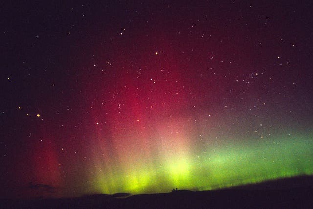 Aurora borealis over Aberdeenshire, where locals dub it ‘The Merrie Dancers’