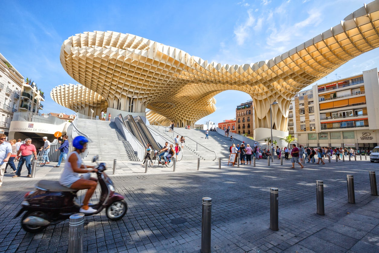 The Metropol Parasol is the place to soak up the best views (Getty)