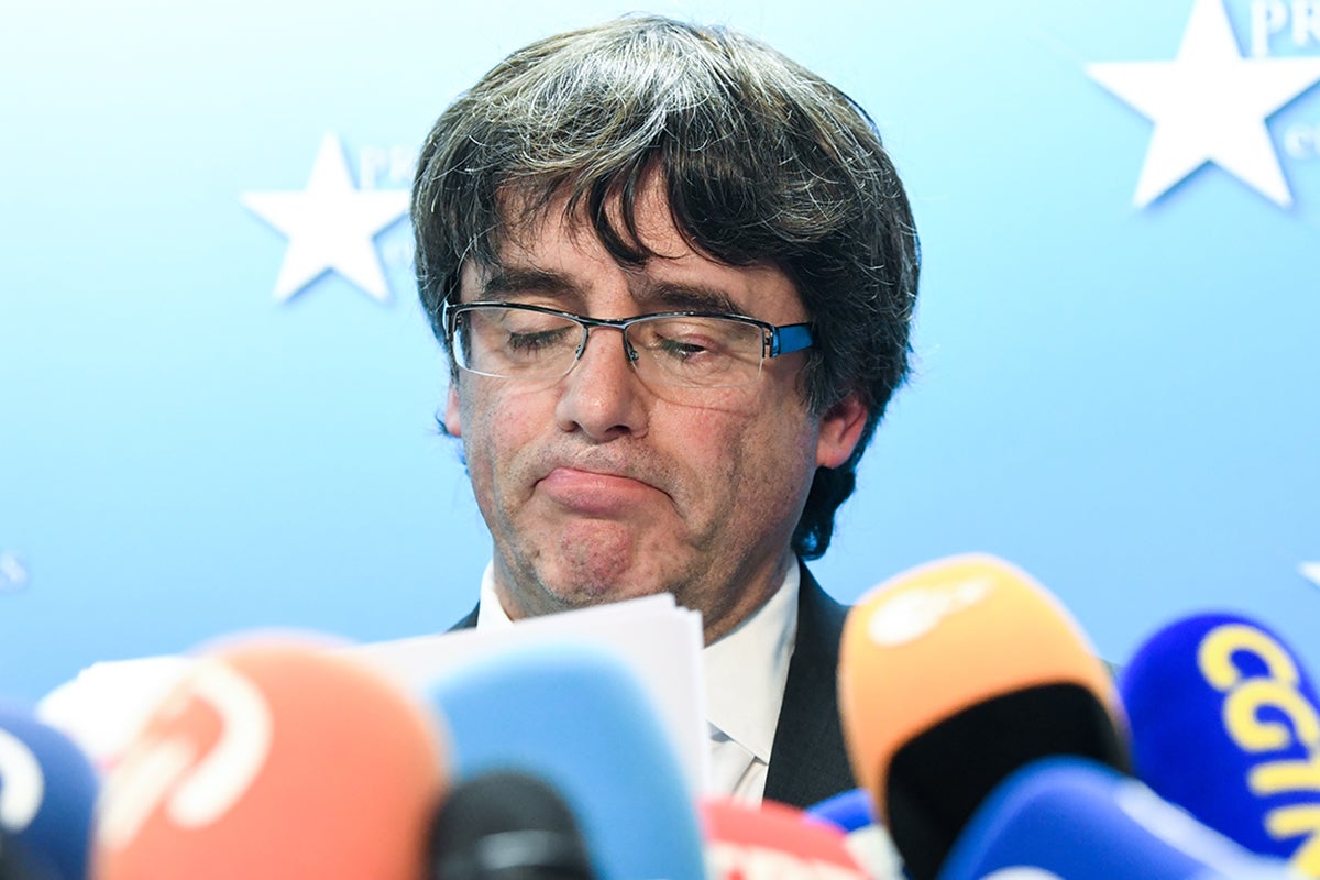 Carles Puigdemont is in Brussels and failed to attend a court hearing in Madrid