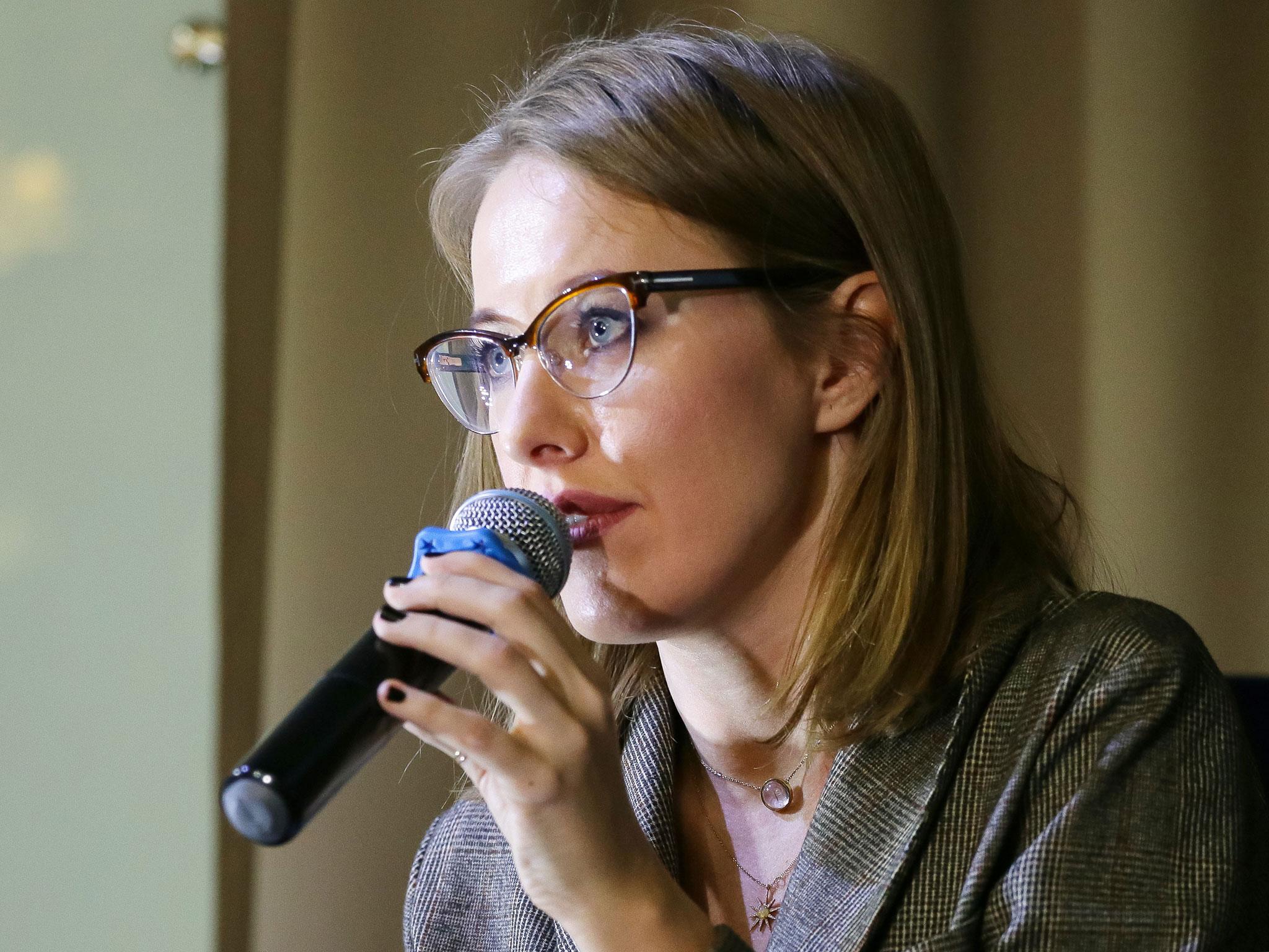 Ksenia Sobchak meets with Yekaterinburg residents