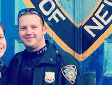 New York police officer hailed a hero for stopping 'terror attacker' 