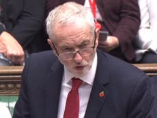 Corbyn confronts May about private jet owners dodging tax
