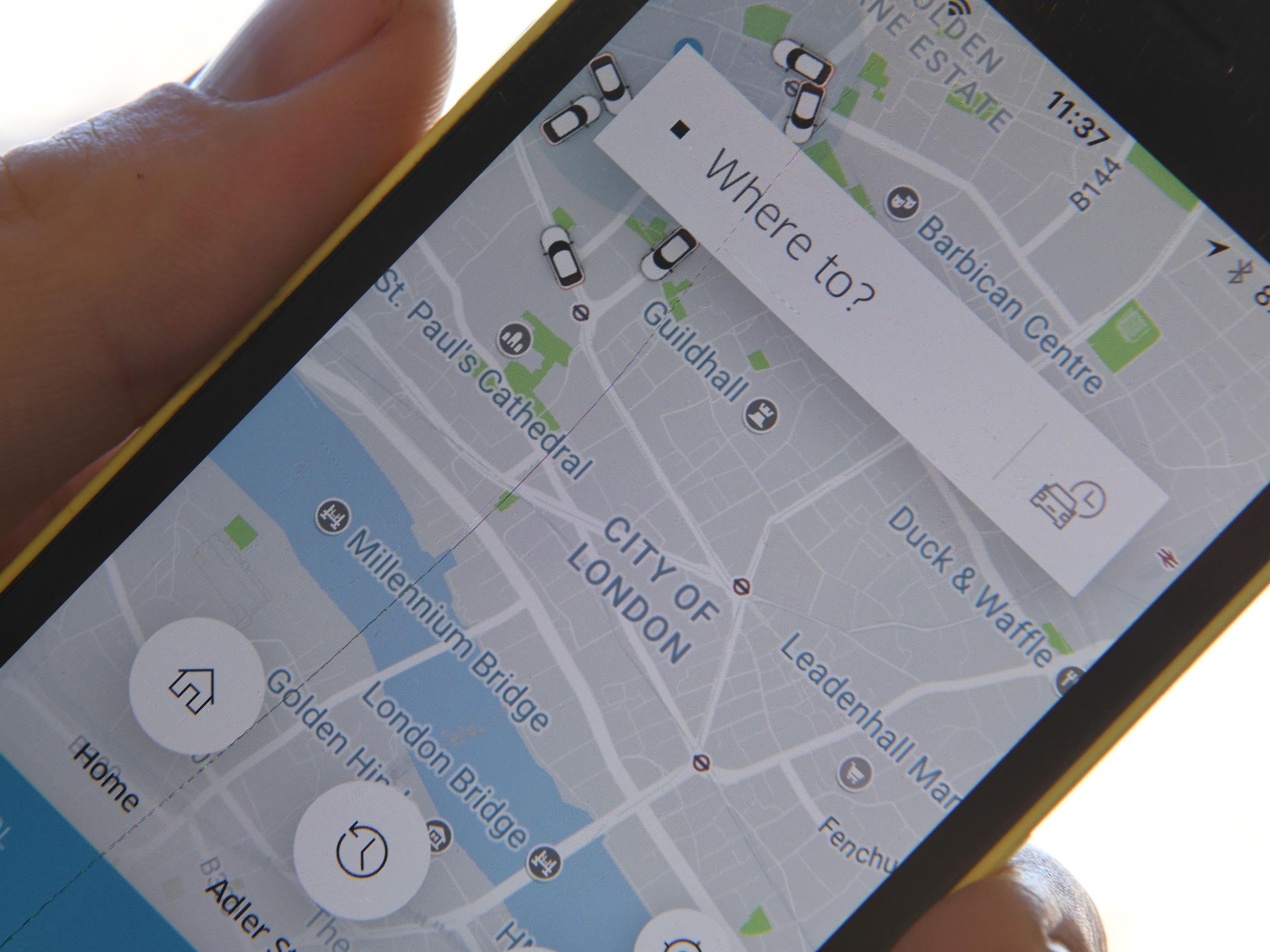 Uber employs around 40,000 drivers in London servicing an estimated 3.5 million people