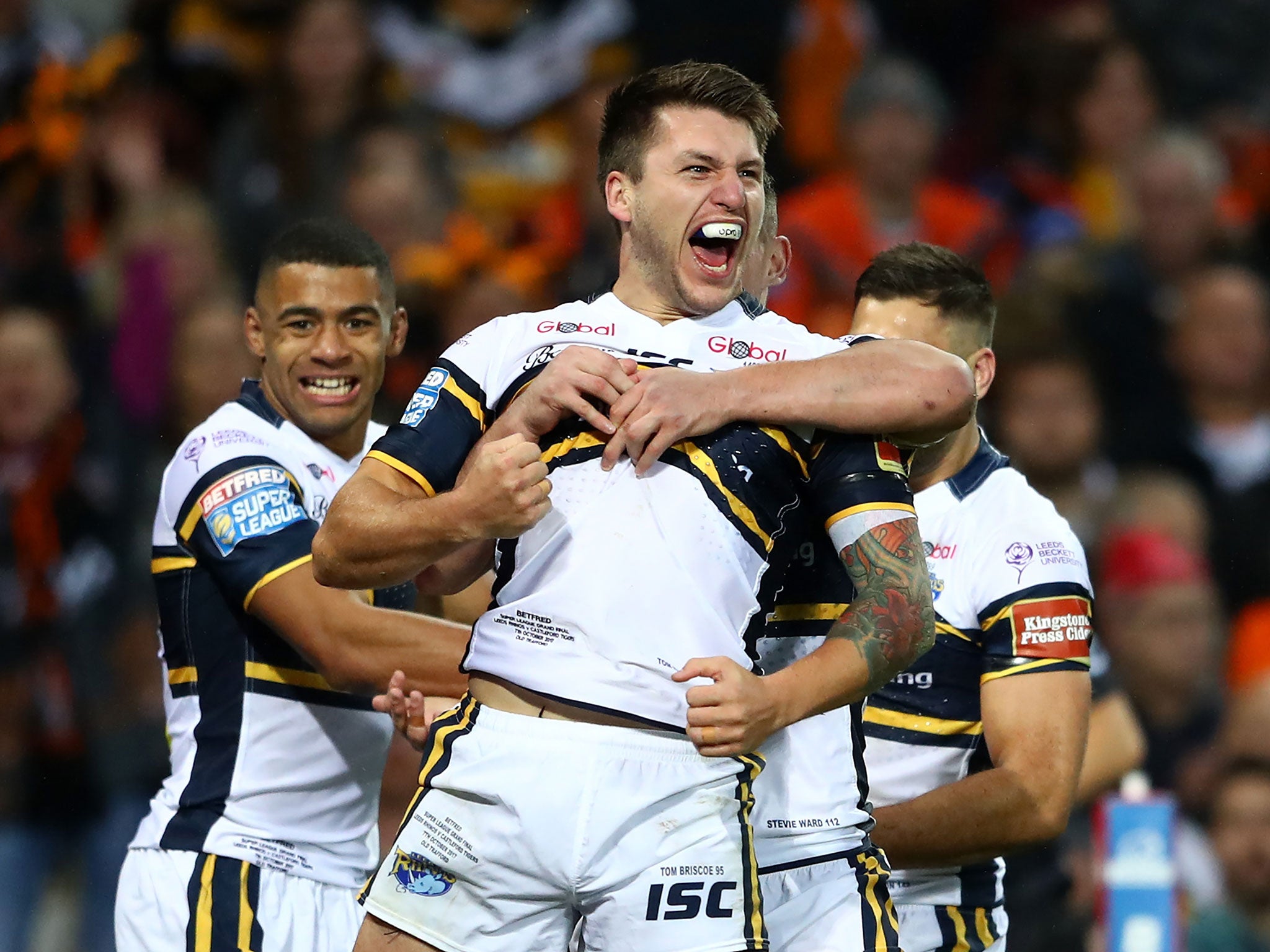 Leeds stormed to victory in last month's Super League Grand Final