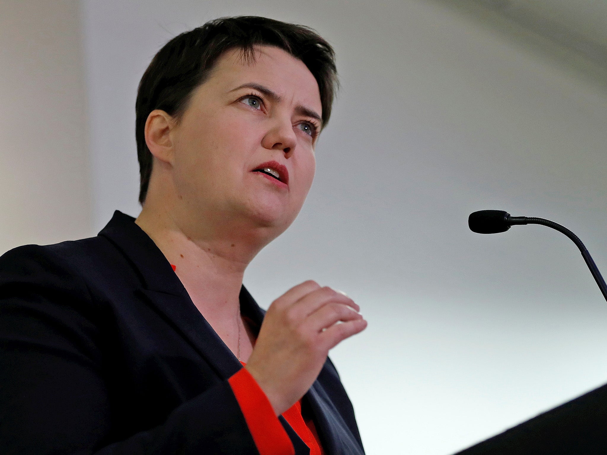 Ruth Davidson is leader of the Scottish Conservatives