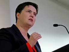 Davidson hints she will quit if Northern Ireland given special terms 