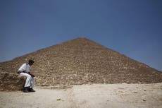 How was mysterious hole in the Great Pyramid found and what's inside?