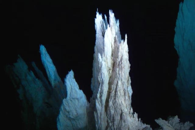 The 'Lost City' hydrothermal vent in the Atlantic