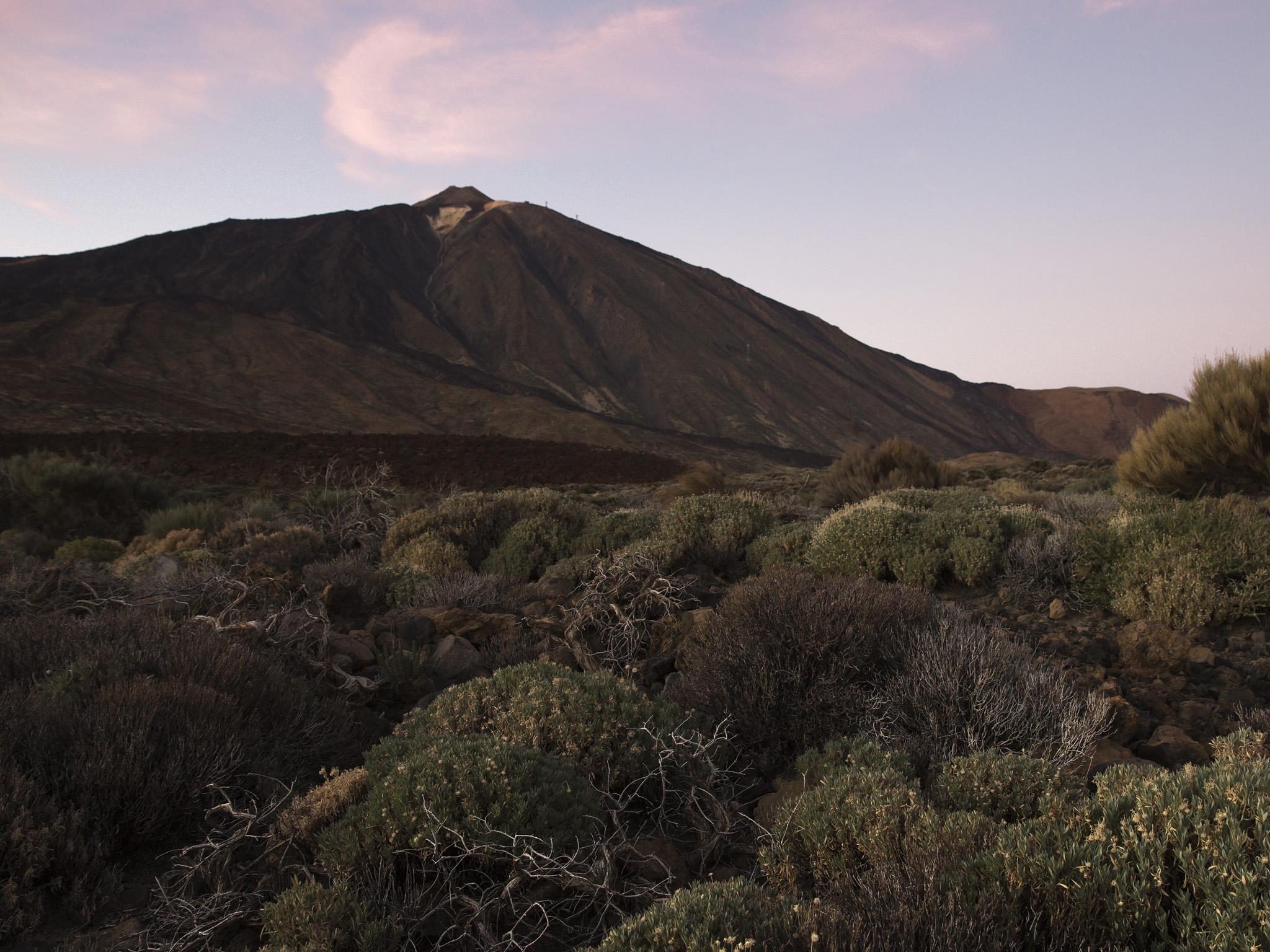 Mount Teide in Tenerife which is currently going through an inactivity period