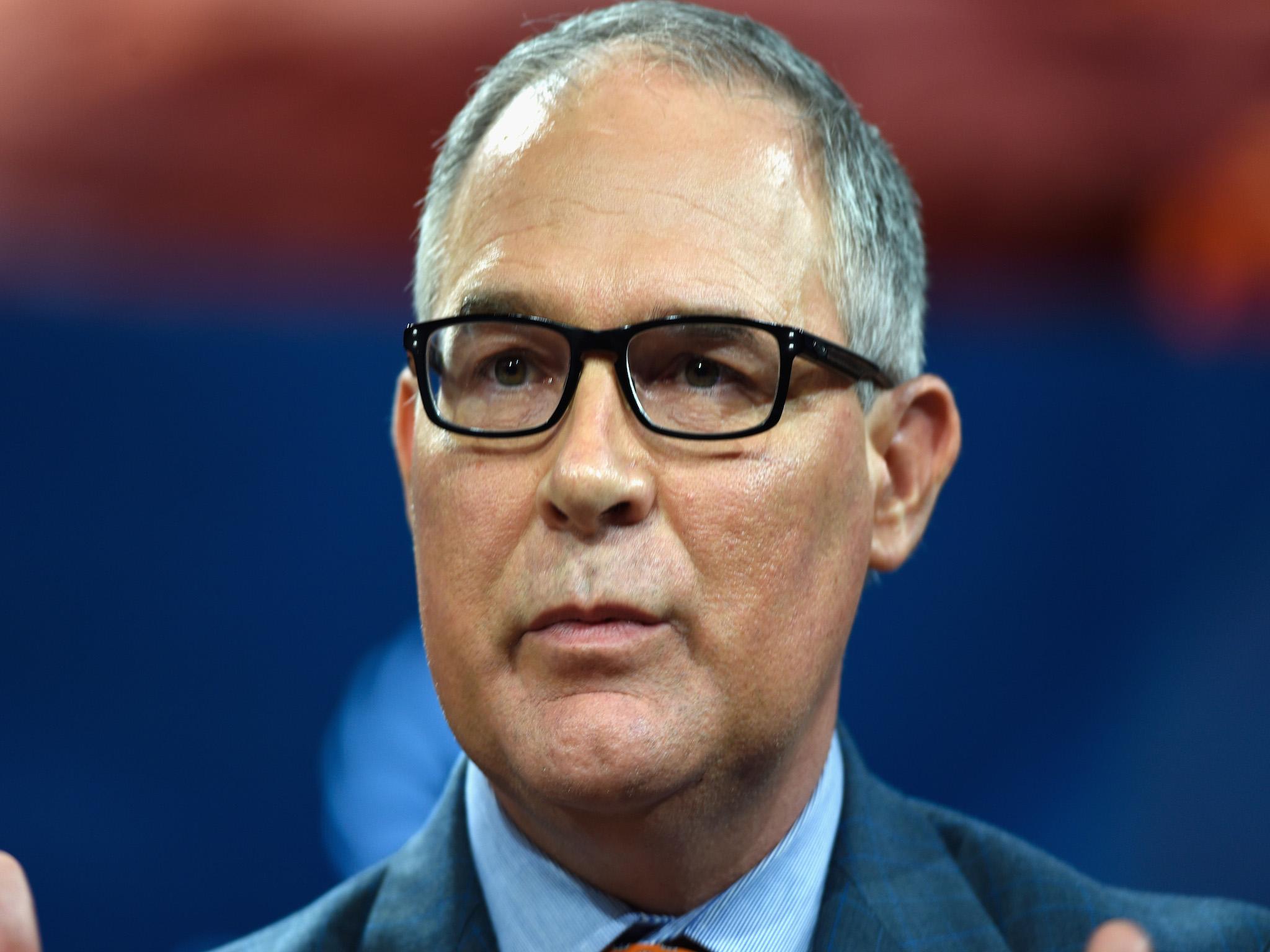 Scott Pruitt, administrator of US EPA (Photo by Riccardo Savi/Getty Images for Concordia Summit)