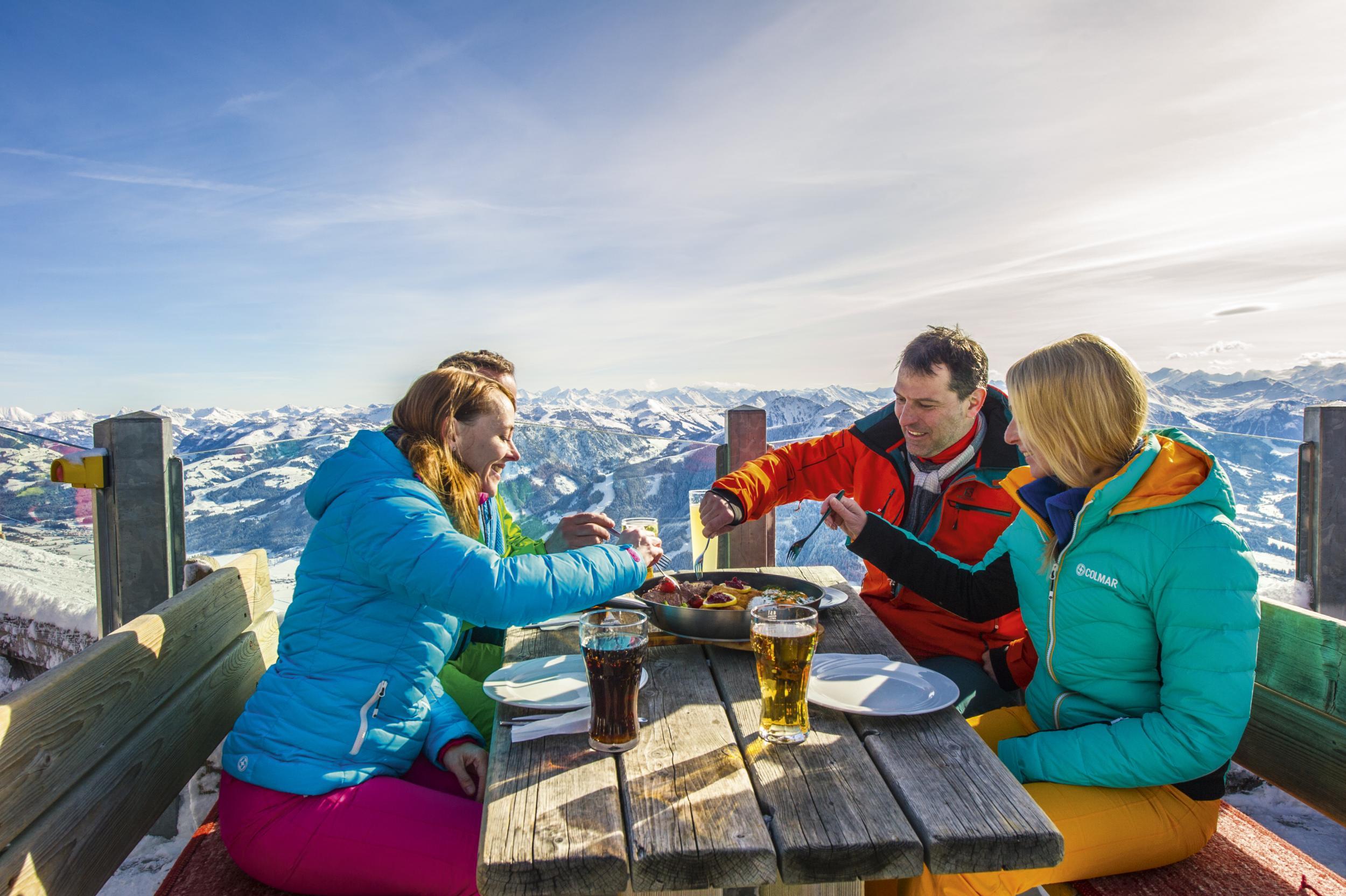 Eat traditional Tirolean fare at one of the many restaurants across the region