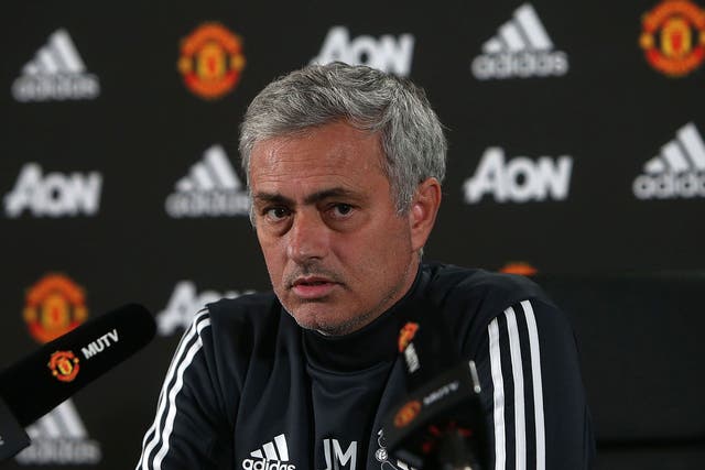 Jose Mourinho has sought to play down the meeting with Chelsea this weekend