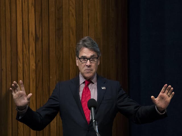 US Secretary of Energy Rick Perry (Photo by Drew Angerer/Getty Images)