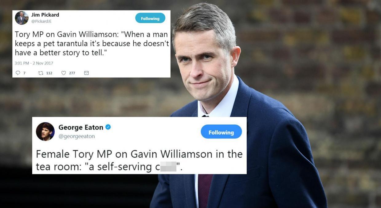 Gavin Williamson Announcement - 'Defence' Secretary still treating war as a colonial game ... : Gavin williamson excelled in the shadows at westminster but on wednesday night the backroom fixer who harboured hopes of becoming prime minister was sacked — his career destroyed by an.