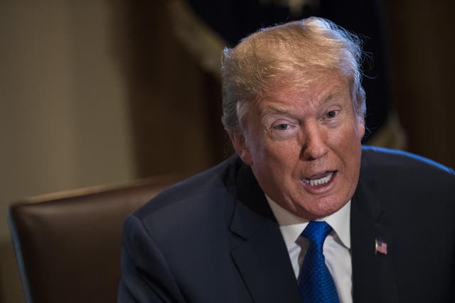 President Donald Trump speaks about tax reform legislation during a meeting with members of the House Ways and Means Committee