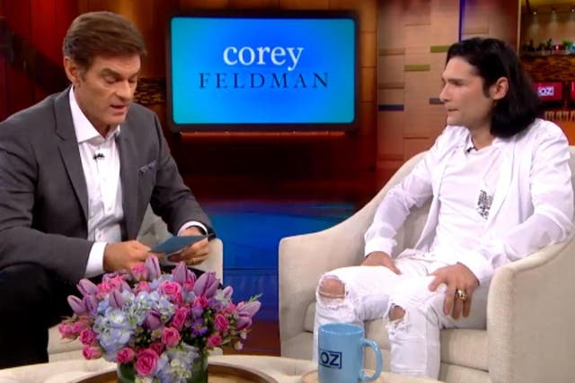 Corey Feldman named his abuser to Mehmet Oz during The Dr Oz Show