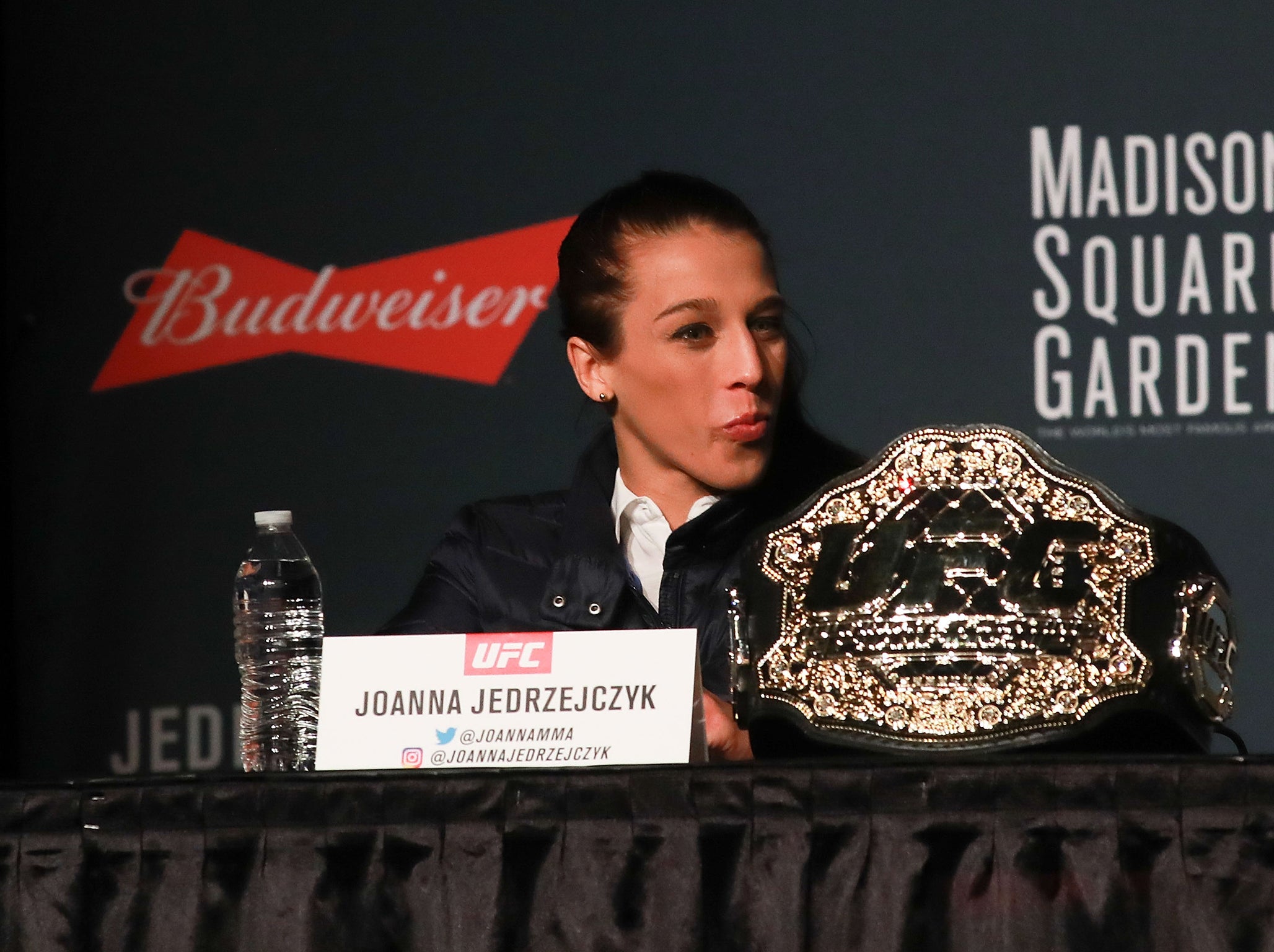 Jedrzejczyk will be defending her strawweight belt