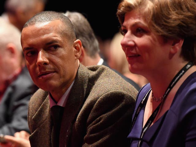 Mr Lewis, pictured with Emily Thornberry, said Labour MPs should use the leadership contest to listen to one another