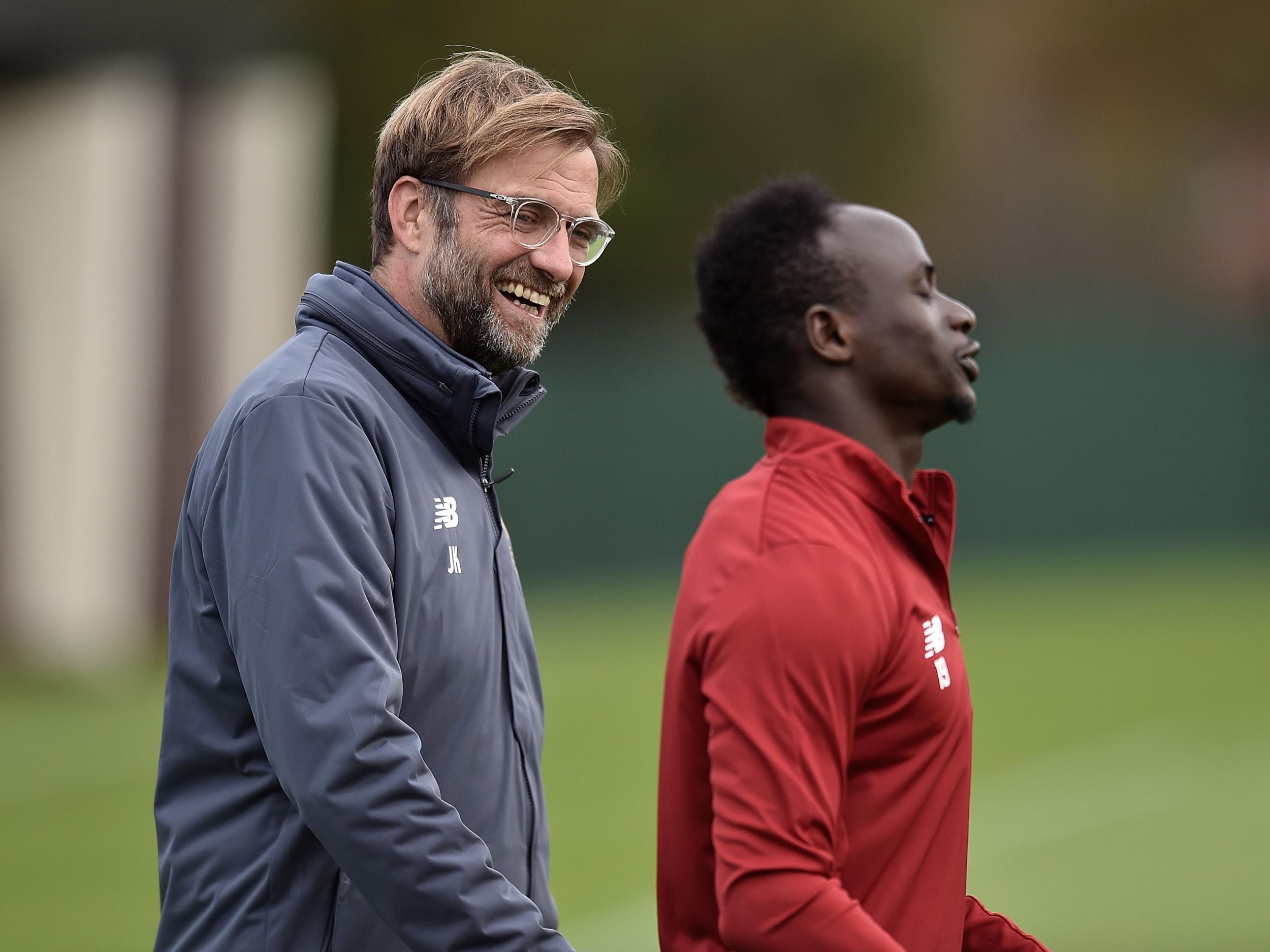 Liverpool manager Jurgen Klopp may be able to call on Sadio Mané's services again
