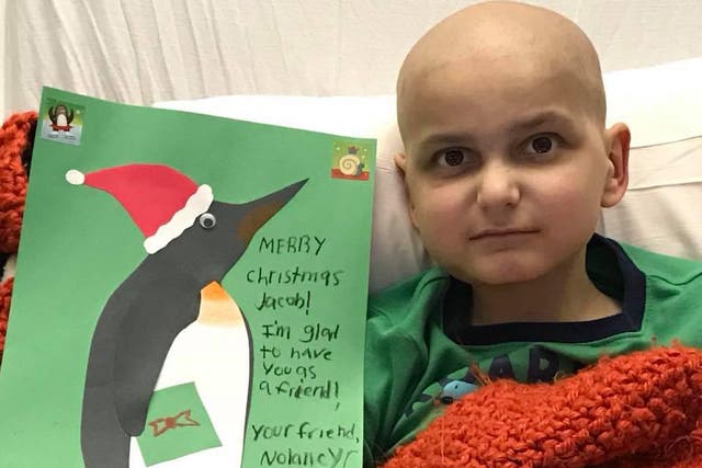 Jacob Thompson celebrated Christmas one last time before losing his brave battle with cancer.
