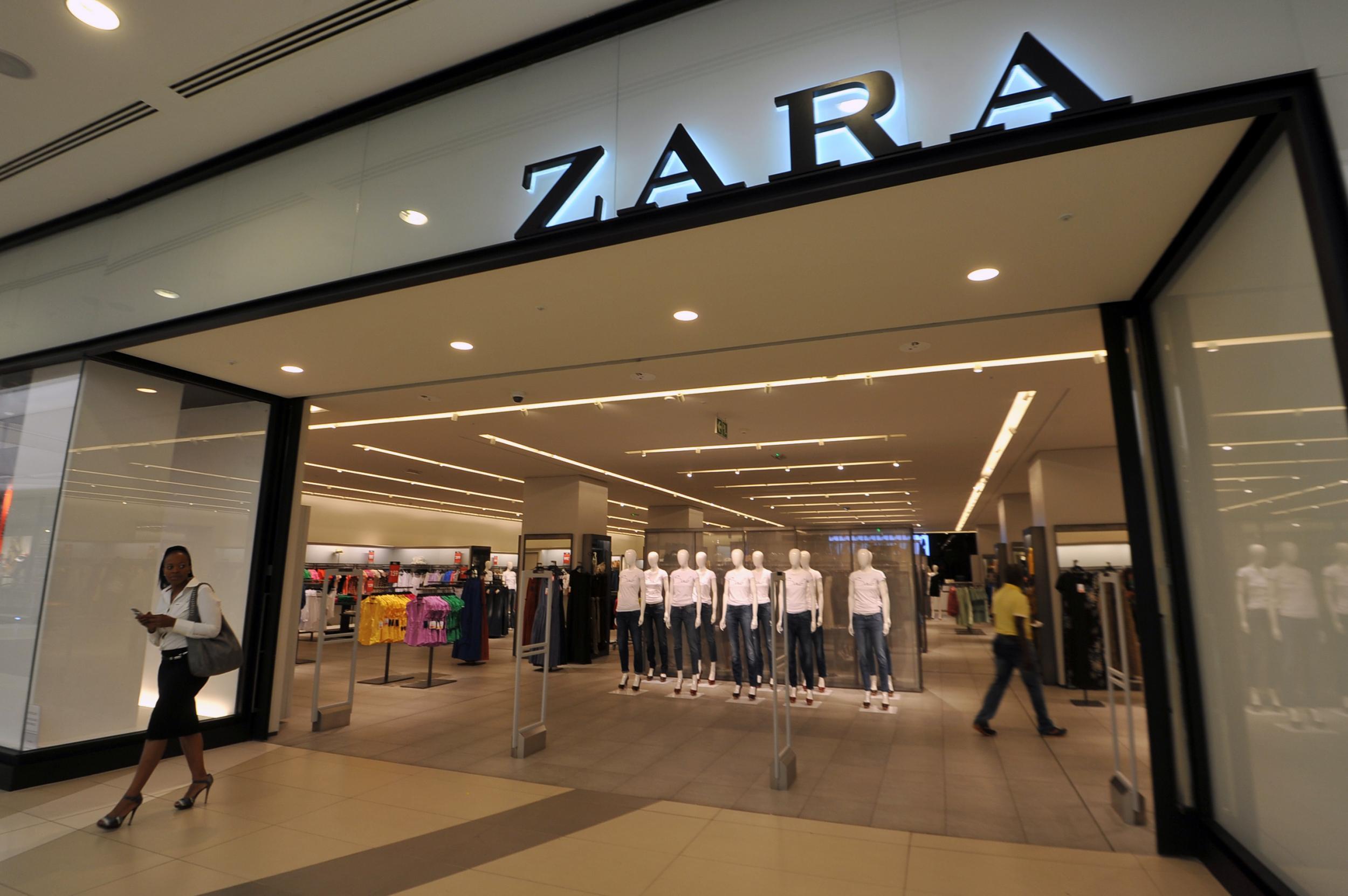 into Zara clothes 