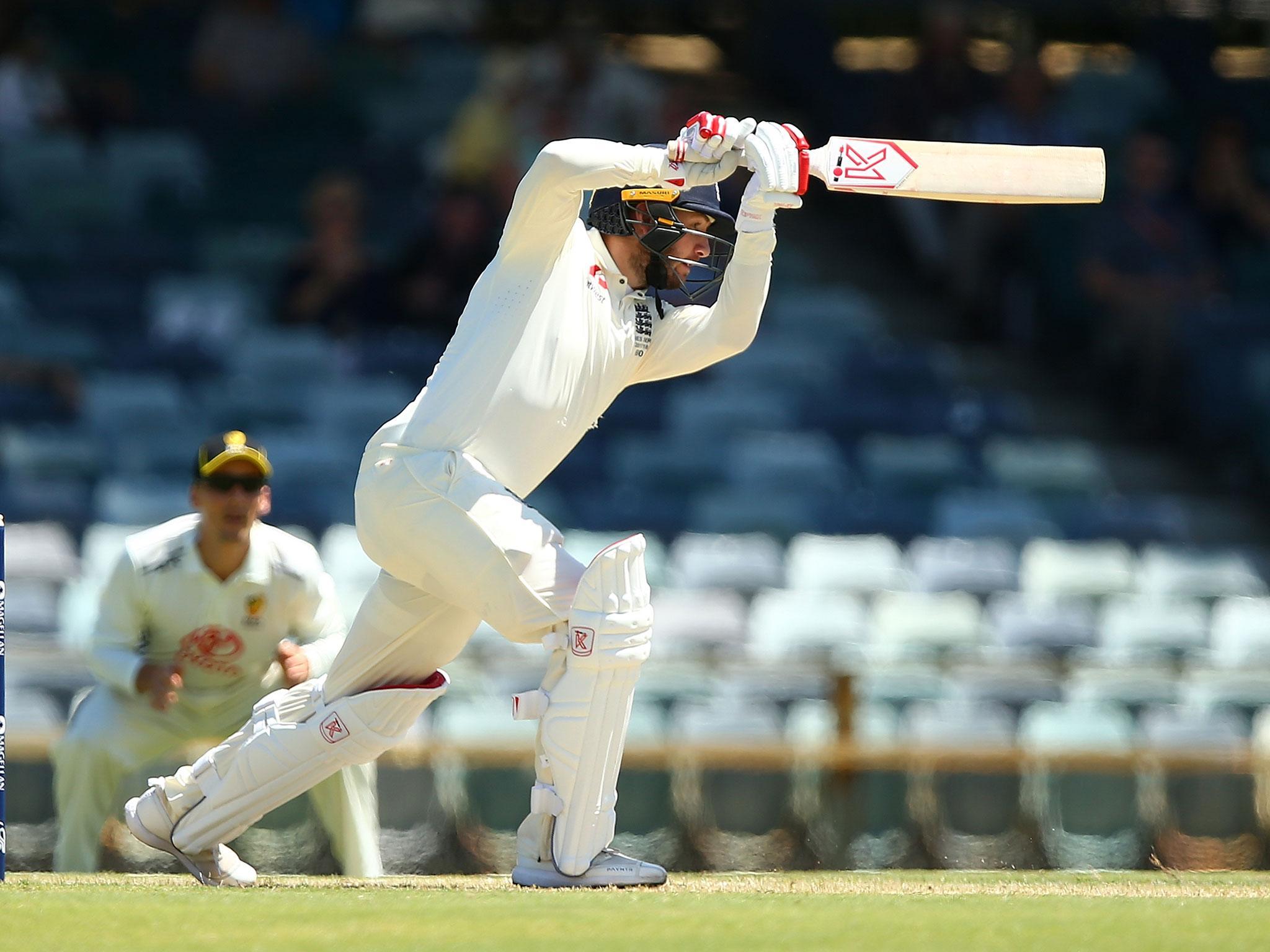 Mark Stoneman hit a confidence-boosting 85 as England started well at the WACA