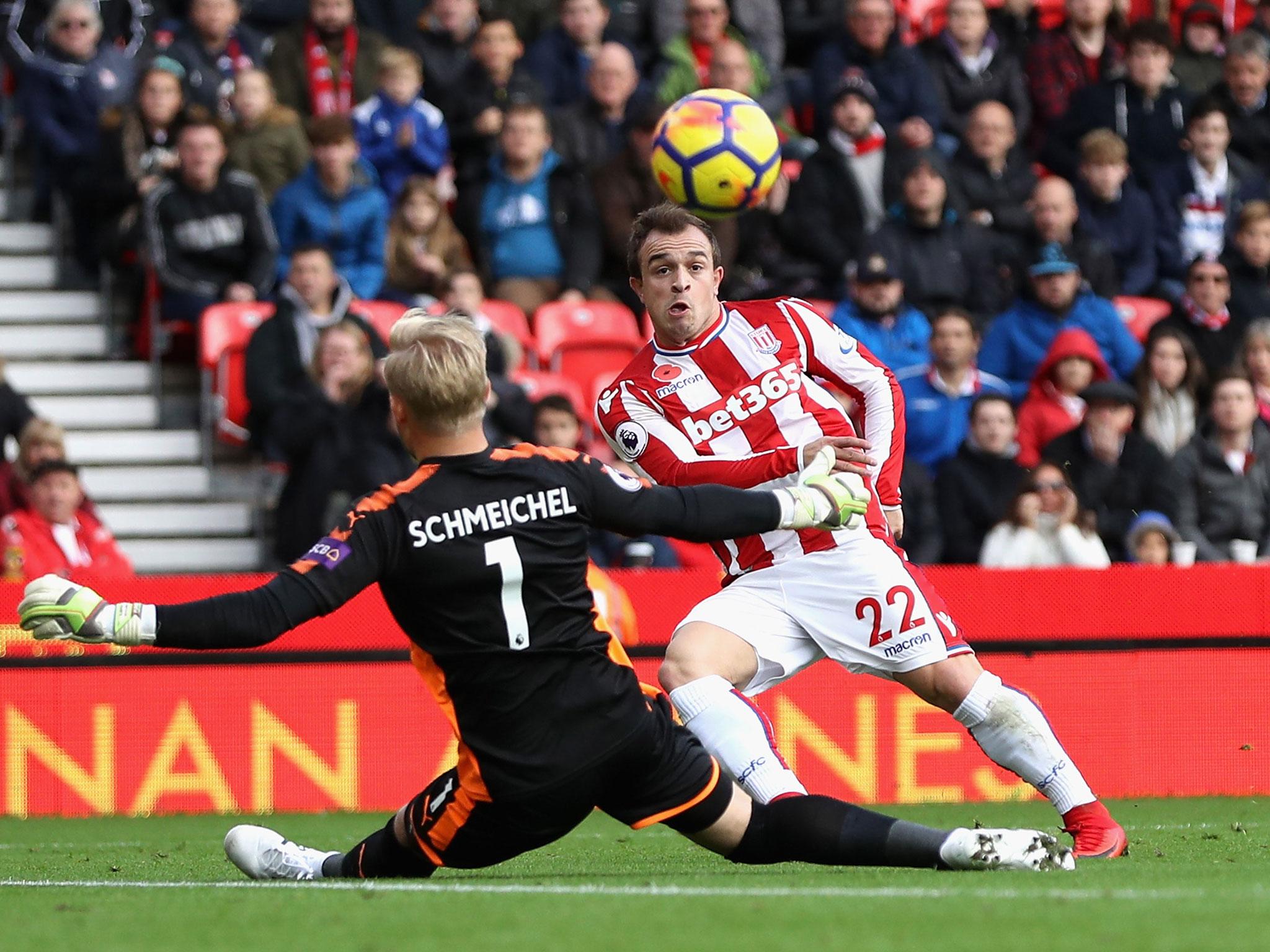 &#13;
Shaqiri equalised in fine style &#13;