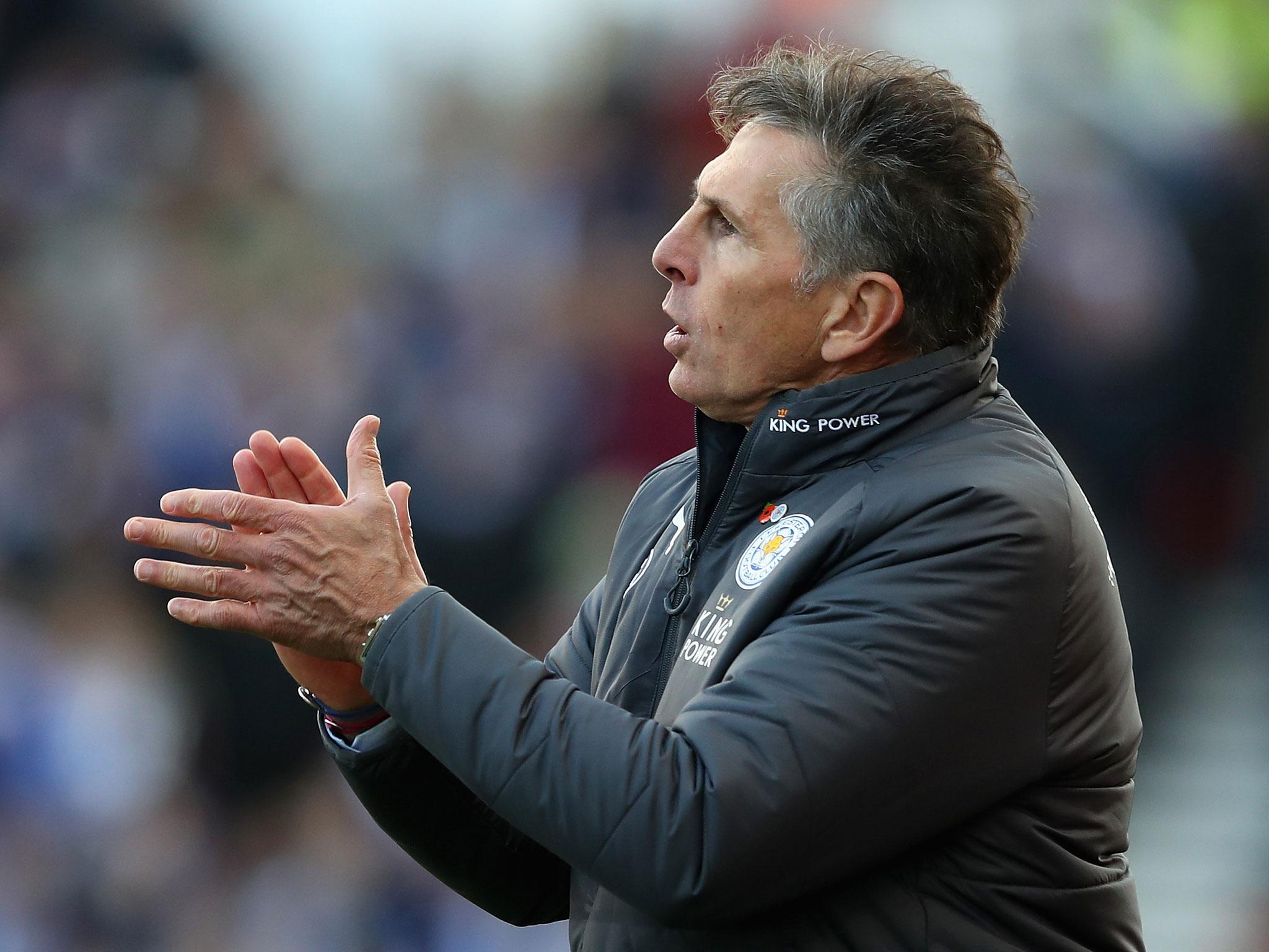 Claude Puel will know he has plenty of work to do with this Leicester side