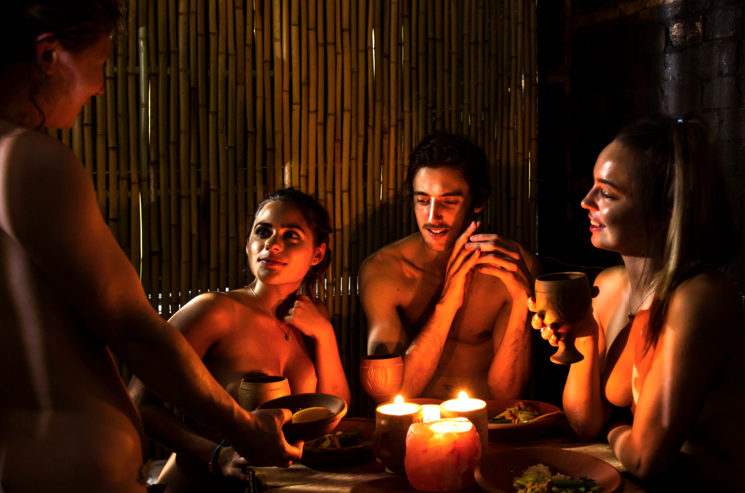 Beach Massage Naked - Paris opens its first-ever naked restaurant | The Independent