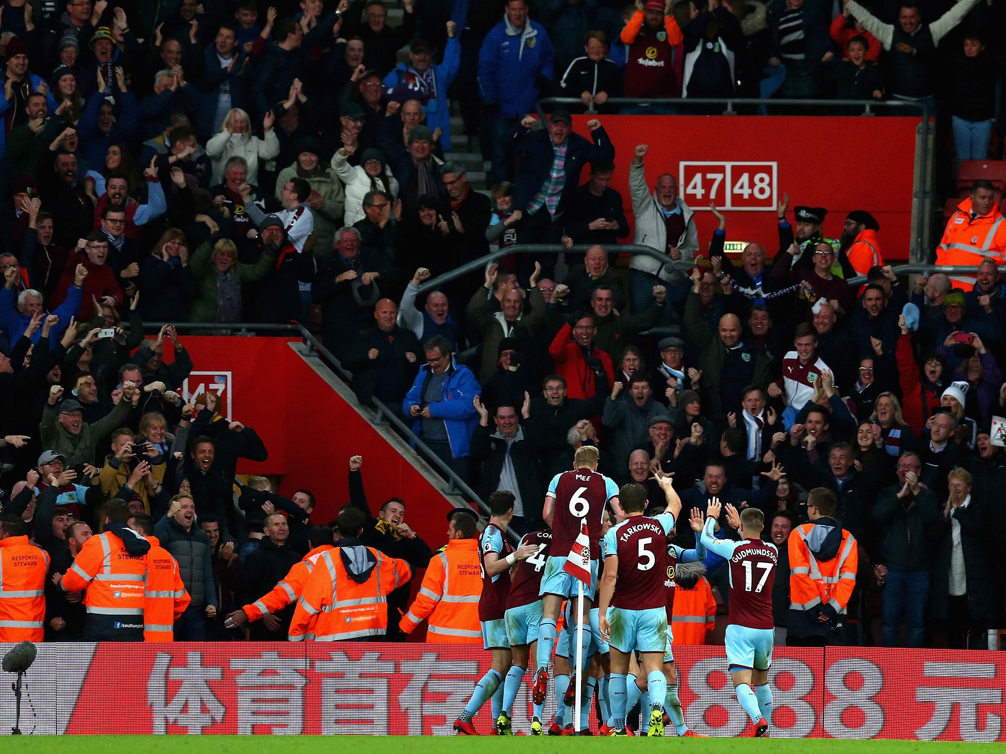 Burnley kept pace with the top four as their fine form continued