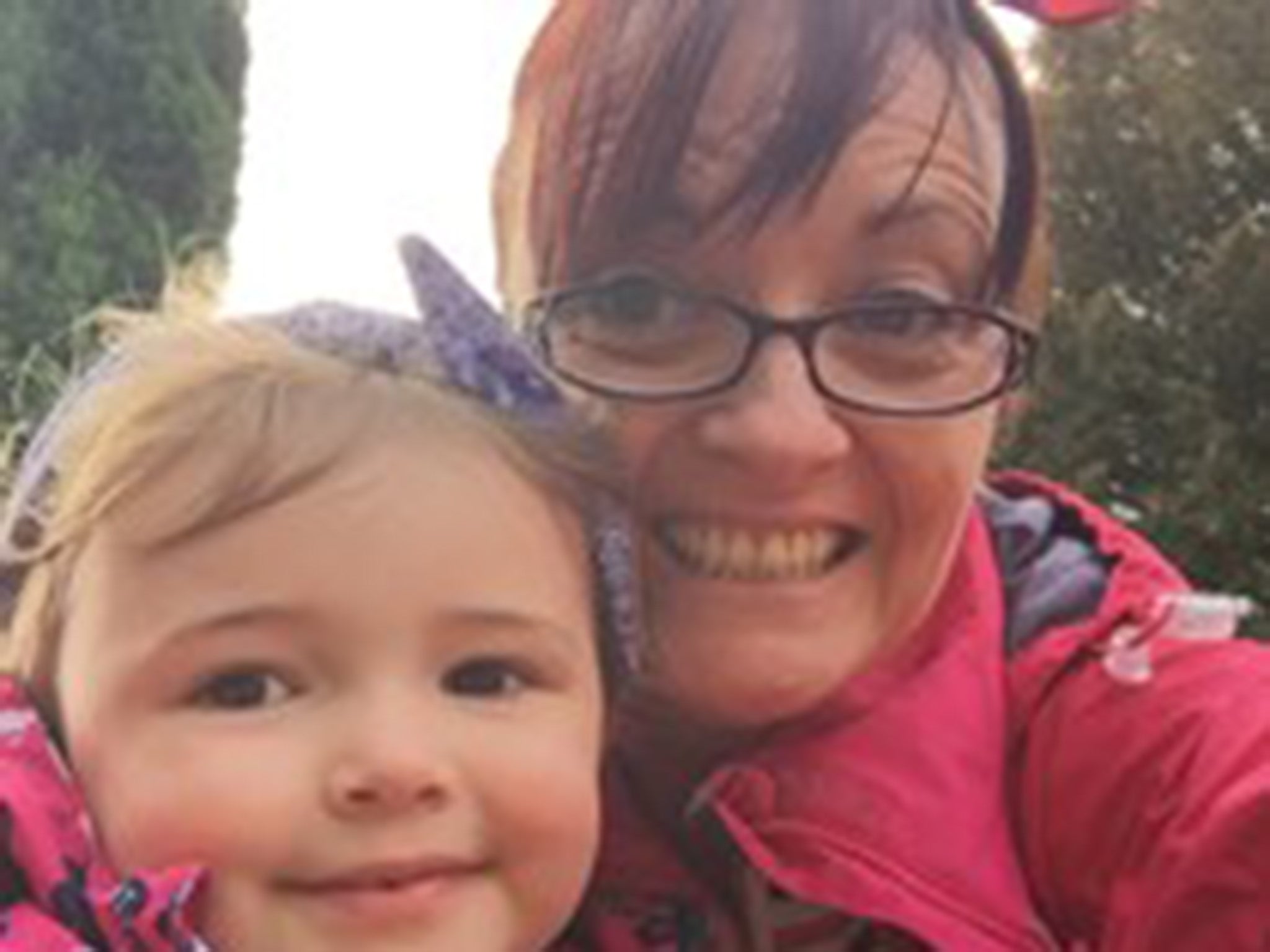 Claire Hitchen with her three-year-old daughter. She has spearheaded the fundraising campaign