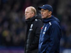 West Brom fans turn on Pulis as Baggies fall to 10-man Huddersfield