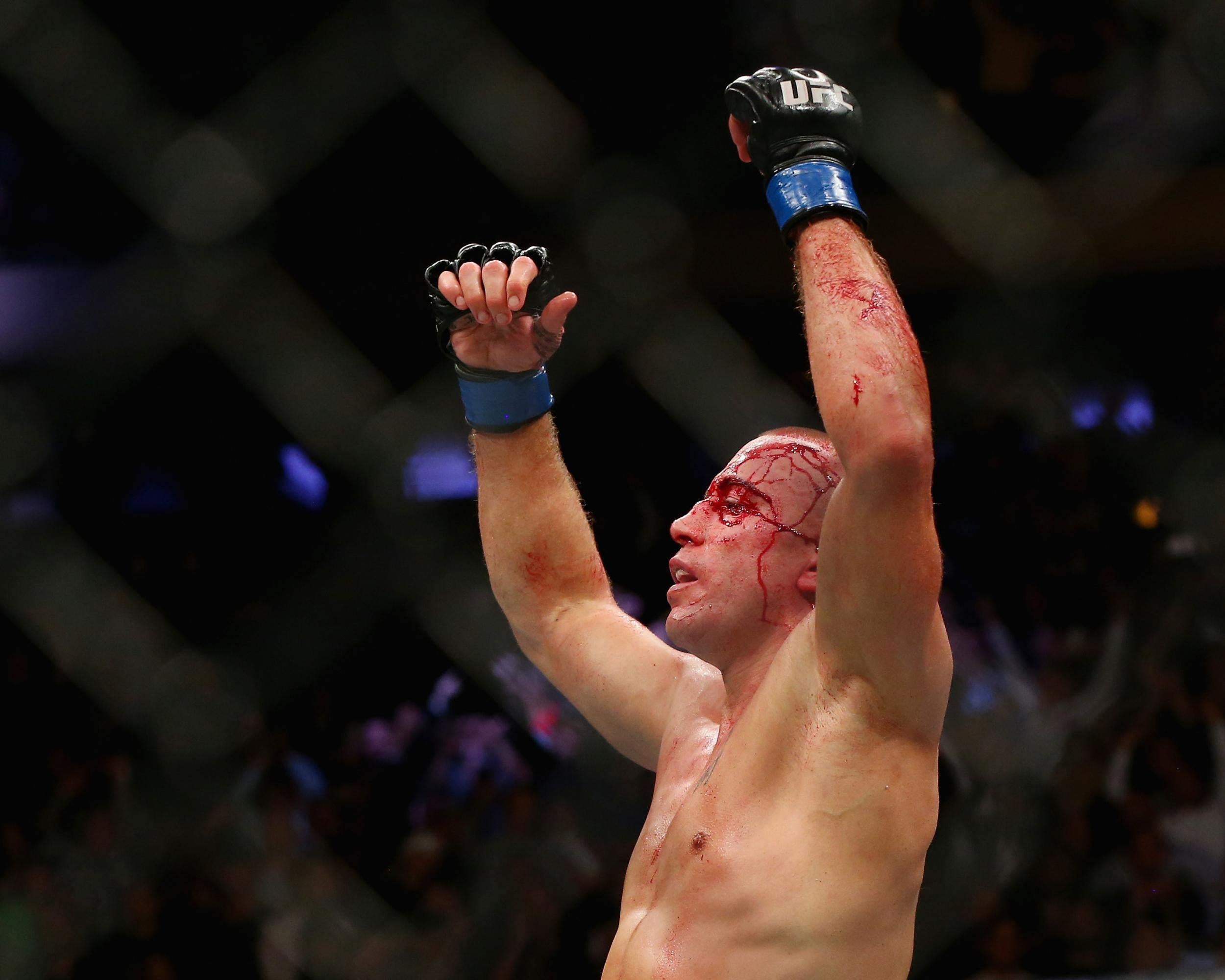 St-Pierre returned after four years out of the UFC