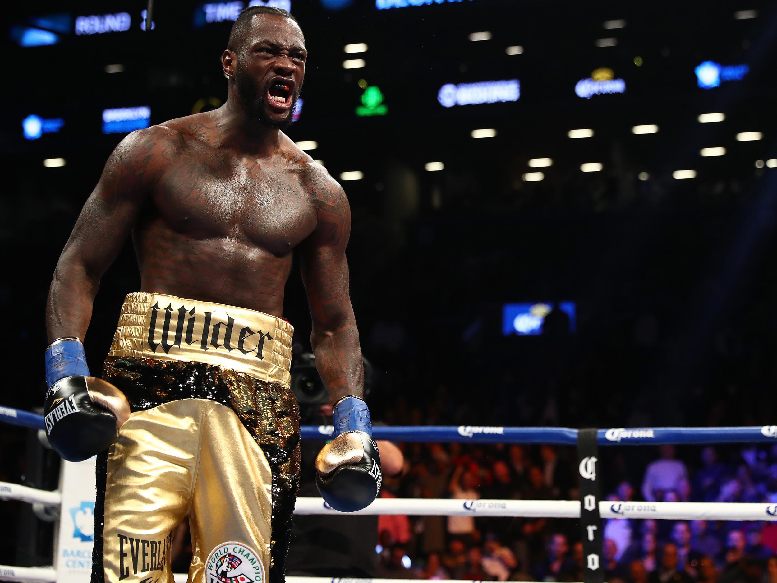 Wilder ruled out a fight with Dillian Whyte