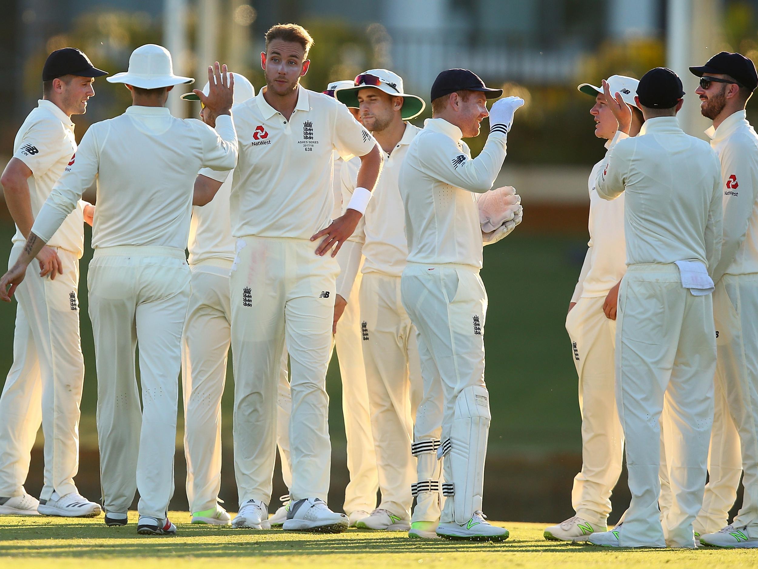 England were held to a draw against the WA XI