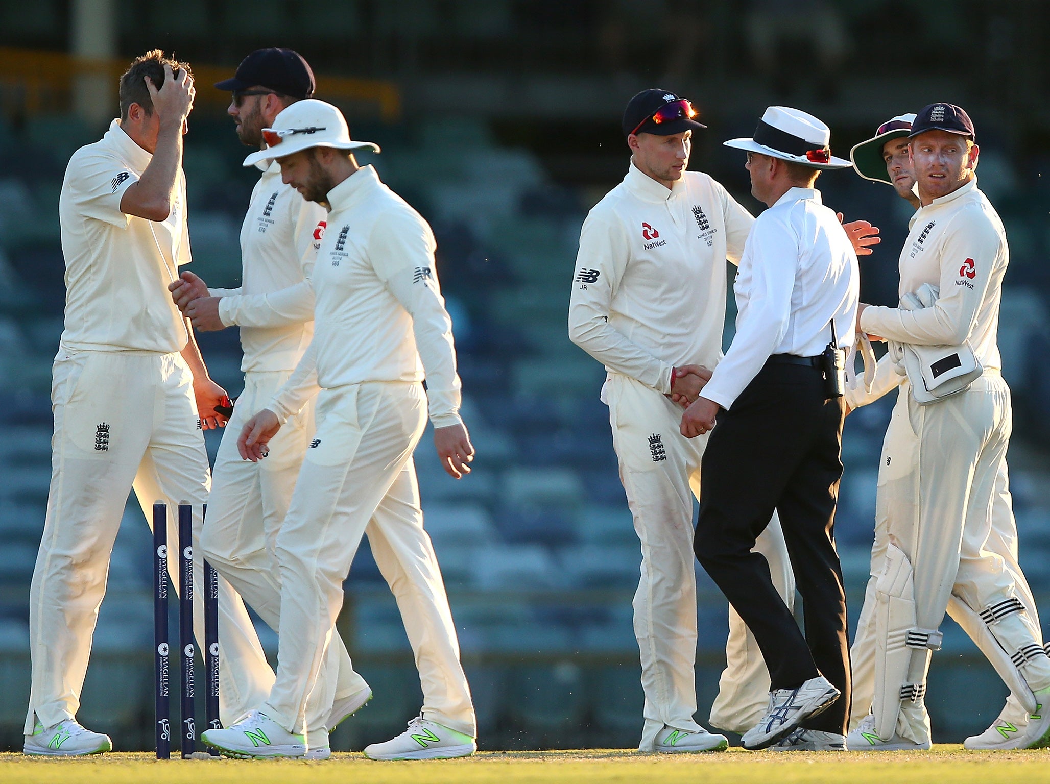 England's bowling attack failed to impress